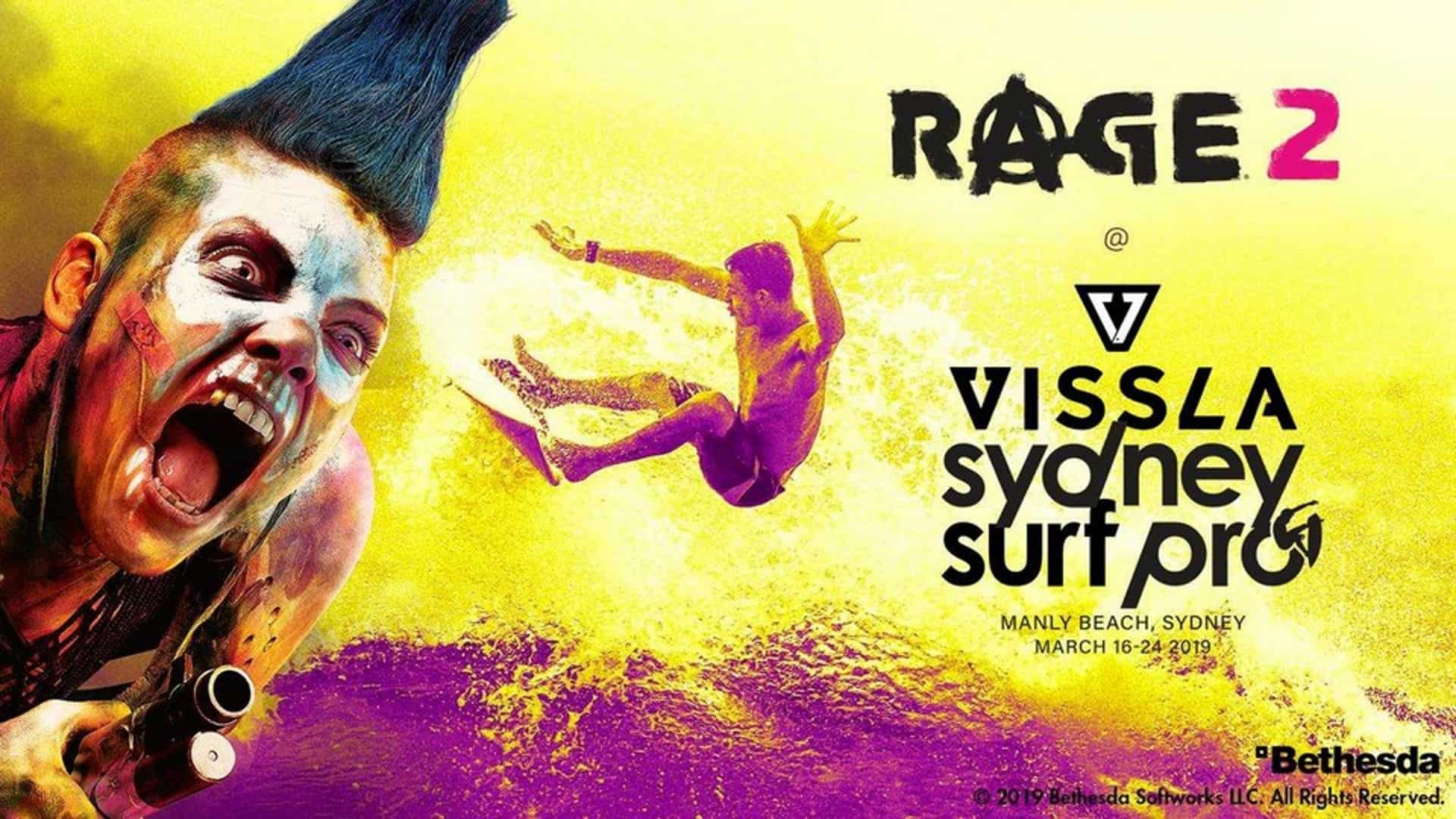RAGE 2 Is Coming To Vissla Sydney Surf Pro This Year