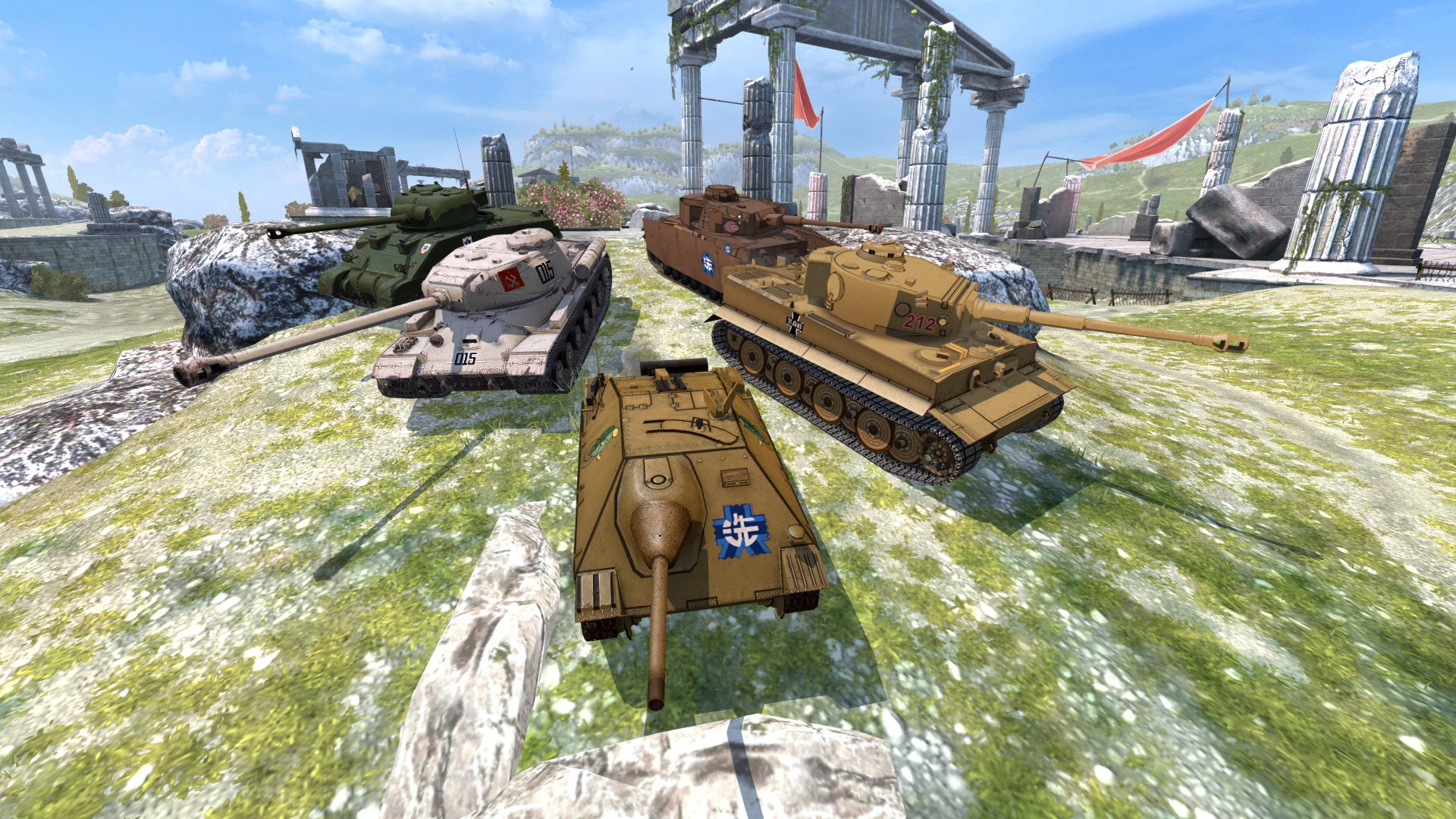 Two New Vehicles From The Girls und Panzer Universe Head for World of Tanks Blitz