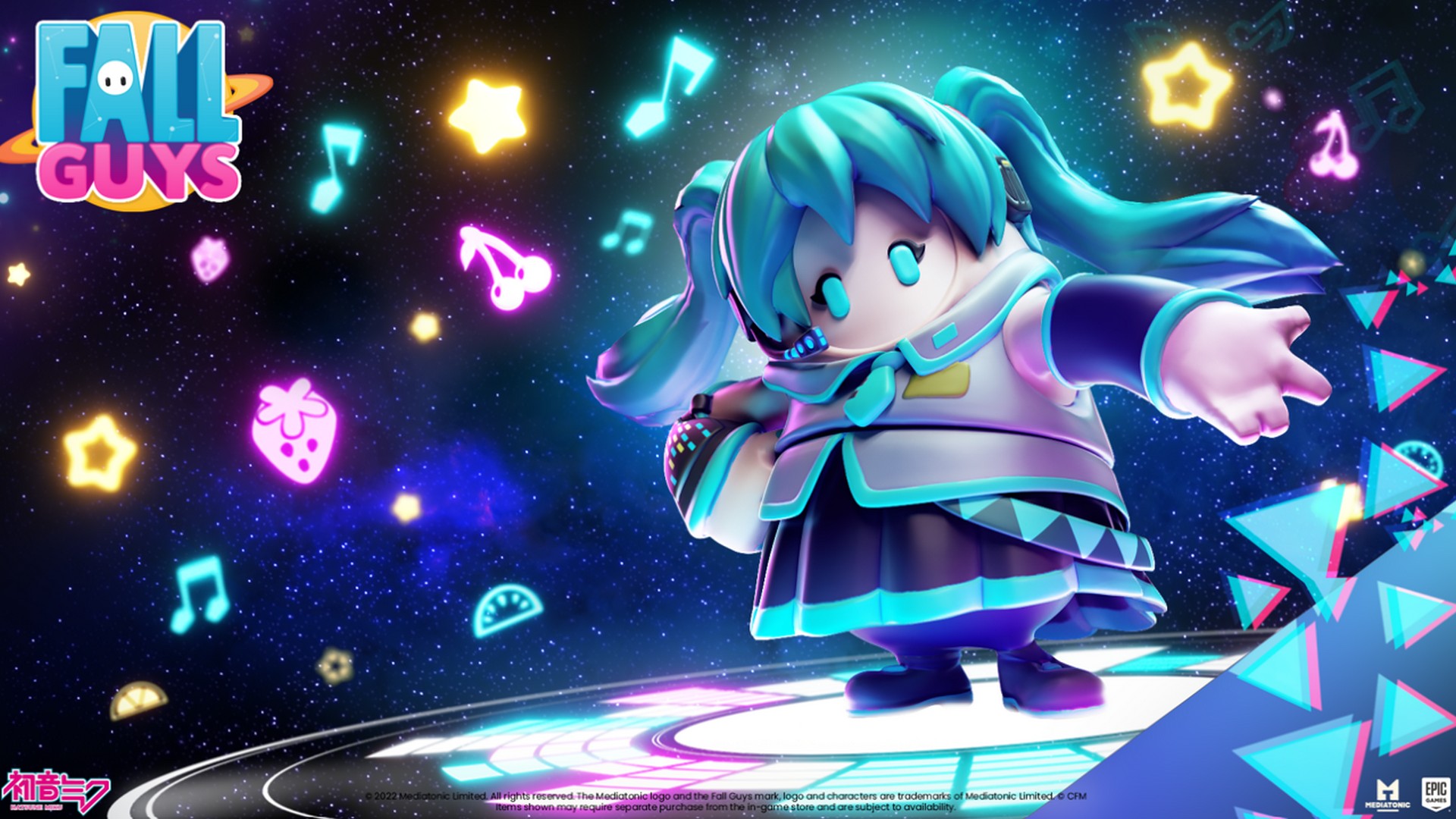 Virtual Singer Hatsune Miku Takes Main Stage In The Fall Guys Blunderdome