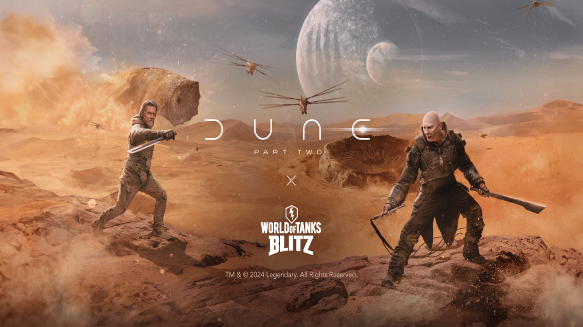 World of Tanks Blitz Launches a Planetary-Scale Event Inspired by Dune: Part Two Film