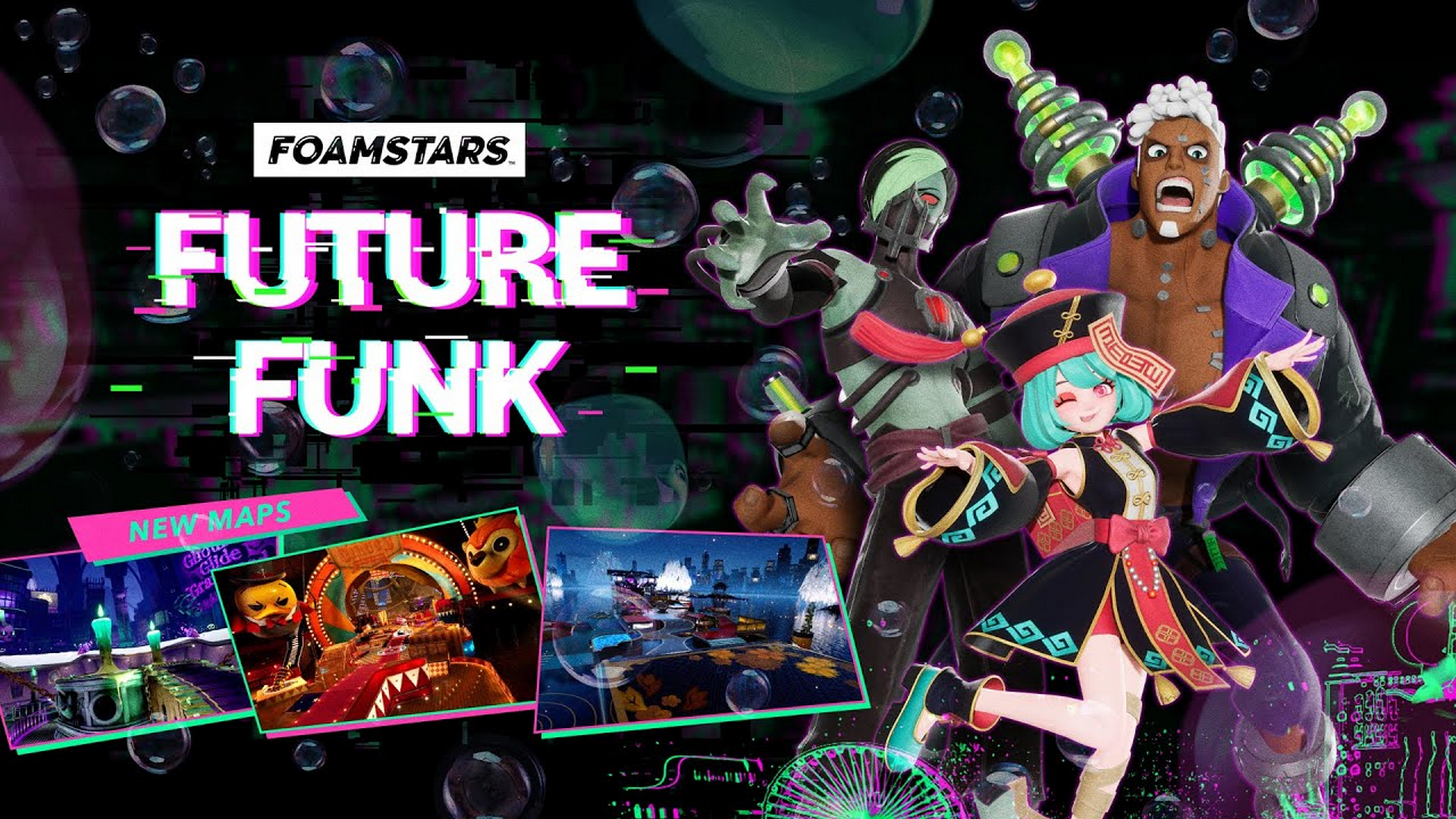 Square Enix Launches New Foamstars Season – “Future Funk”