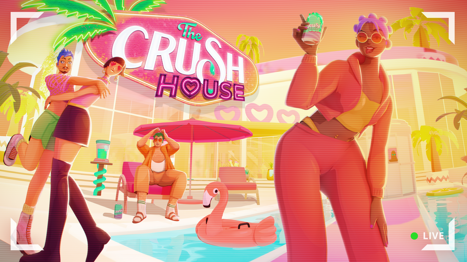 The Crush House -1999’s Hottest Reality Show  Premieres Today On Steam